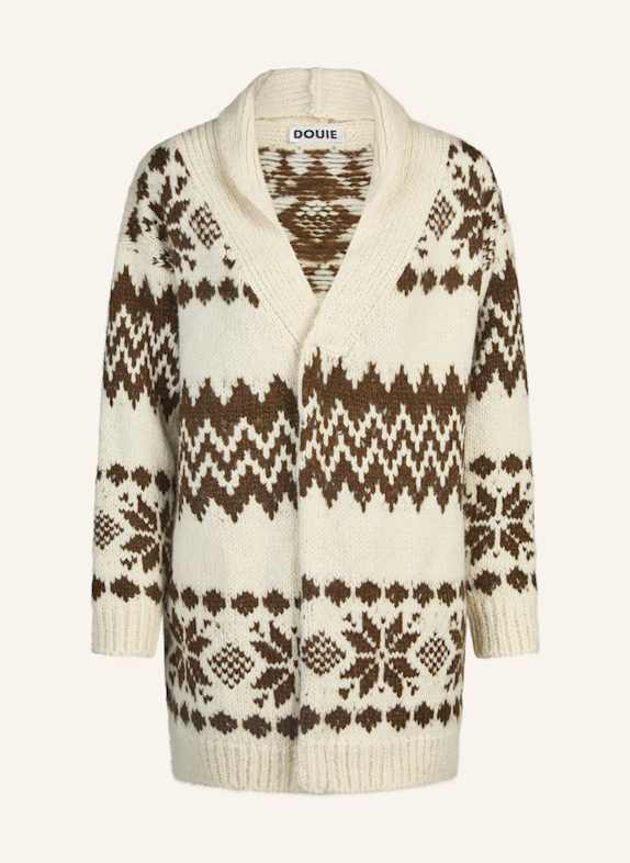 DOUIE Strickjacke ALAIA aus Cashmere WEISS