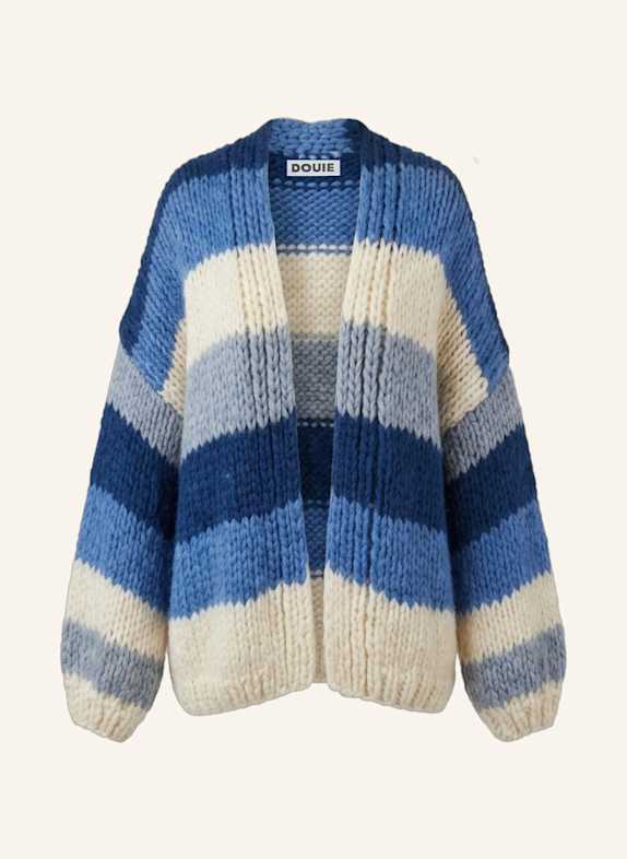 DOUIE Strickjacke TILDA aus Cashmere BLAU