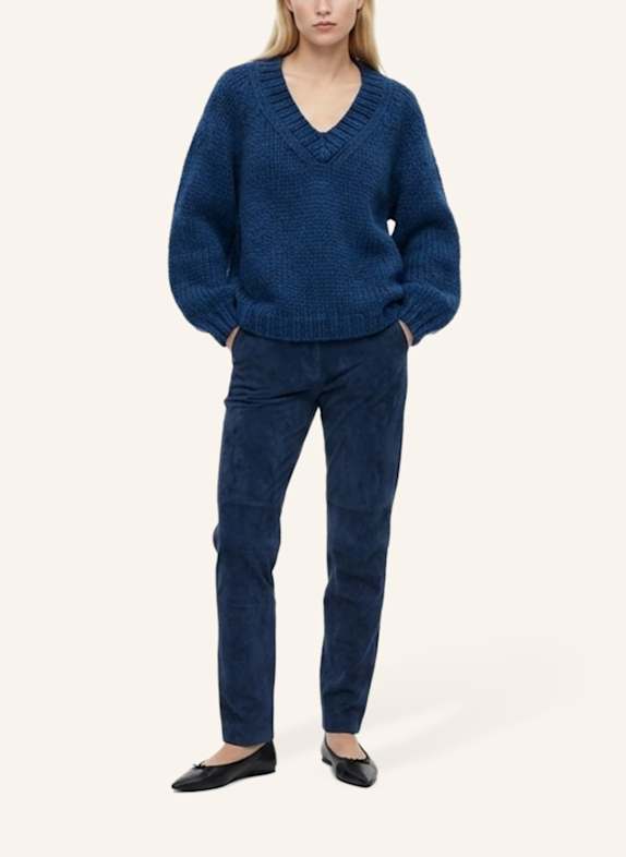 DOUIE Pullover AMELIE aus Cashmere BLAU
