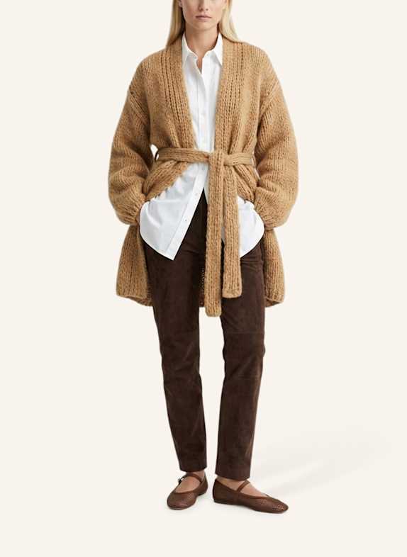 DOUIE Strickmantel MARGHERITE aus Cashmere CAMEL