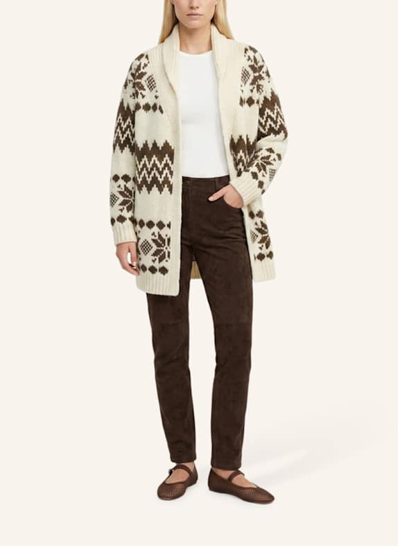 DOUIE Strickjacke ALAIA aus Cashmere ECRU