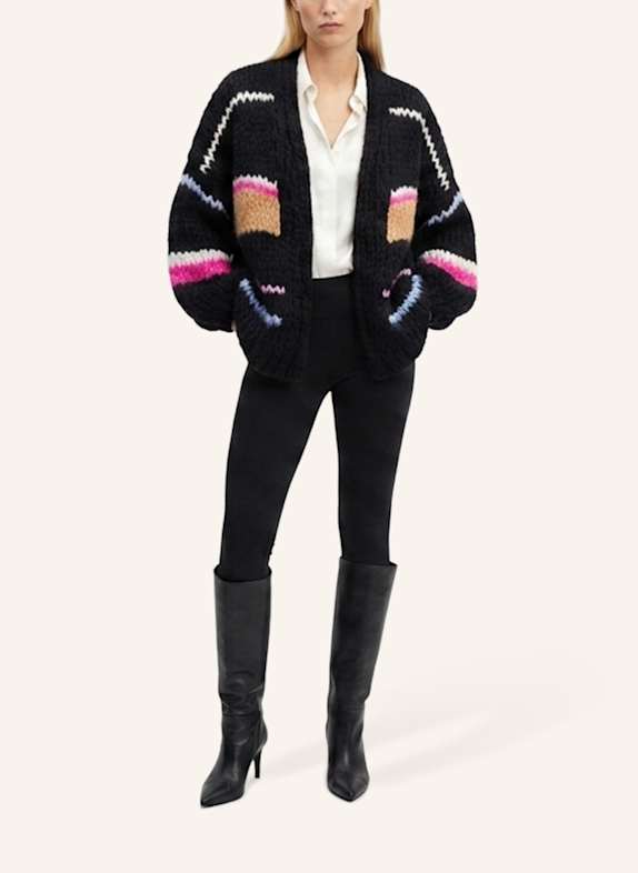 DOUIE Strickjacke MALOJA aus Cashmere SCHWARZ