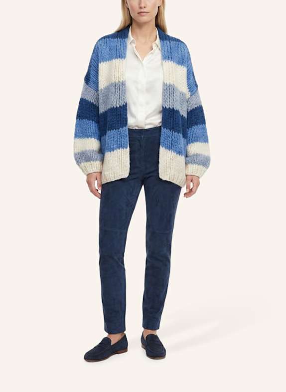DOUIE Strickjacke TILDA aus Cashmere BLAU