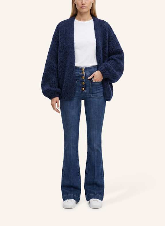 DOUIE Strickjacke TONI mit Mohair BLAU