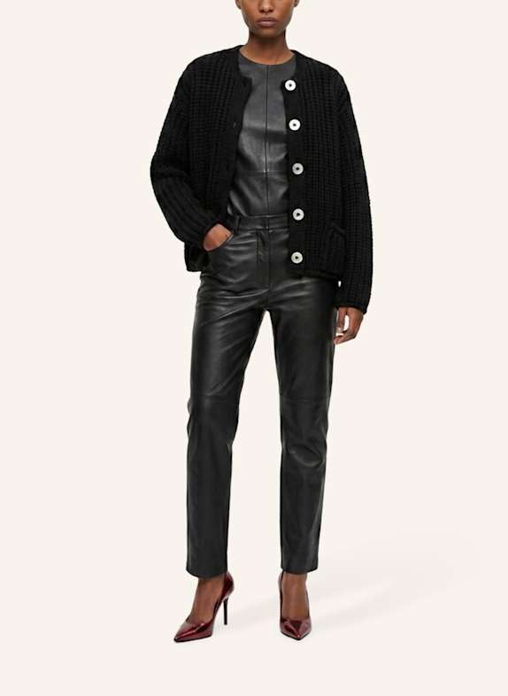 DOUIE Strickjacke NOELLE aus Cashmere SCHWARZ