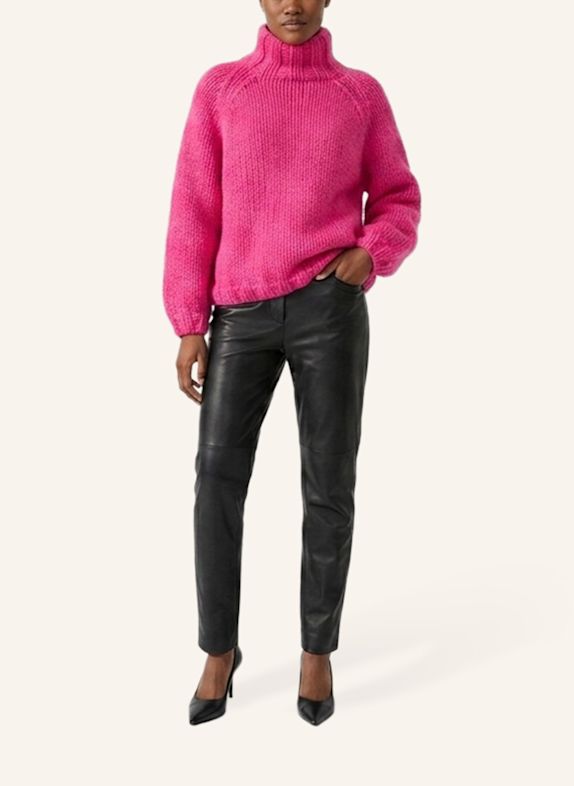 DOUIE Rollkragenpullover ESTELLE aus Cashmere PINK