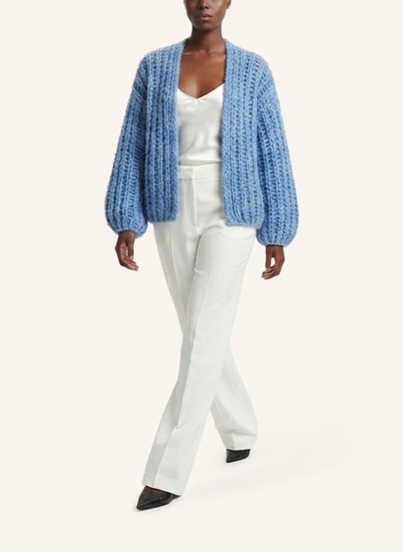 DOUIE Strickjacke BAVARIA mit Mohair BLAU