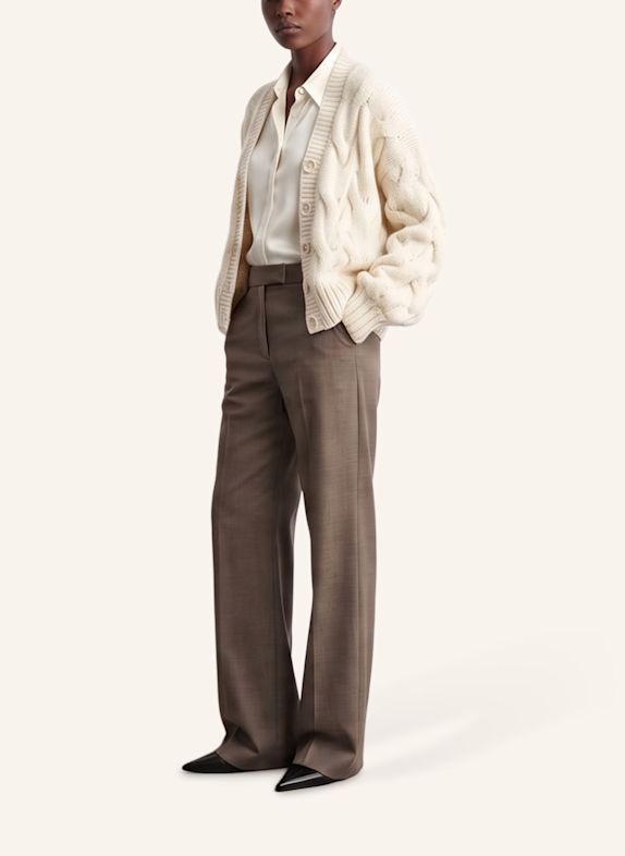 DOUIE Strickjacke NOLA aus Cashmere ECRU