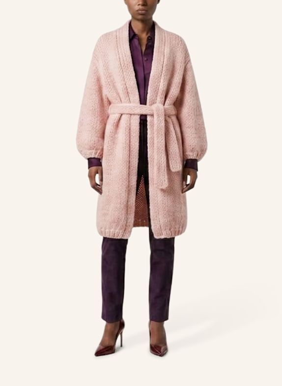 DOUIE Strickmantel MARGHERITE aus Cashmere ROSA