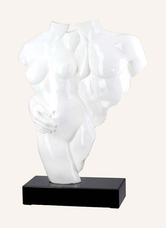 GILDE Skulptur COPPIA WEISS