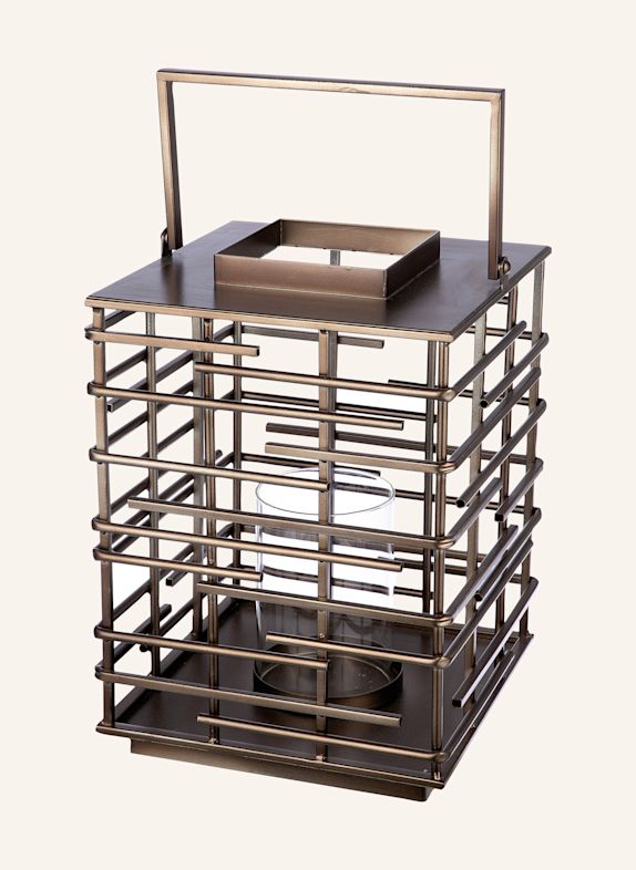 GILDE Windlicht LOFT SILBER