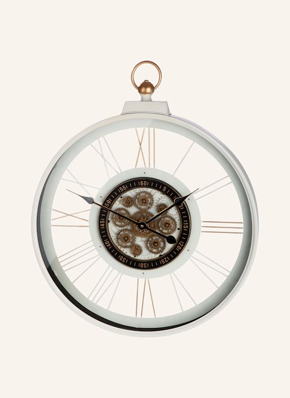 GILDE Wanduhr KELLO WEISS