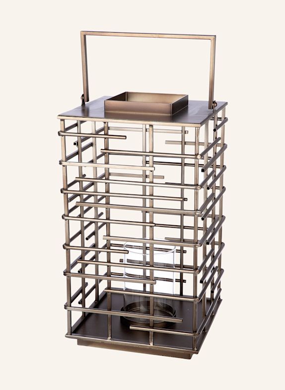 GILDE Windlicht LOFT SILBER