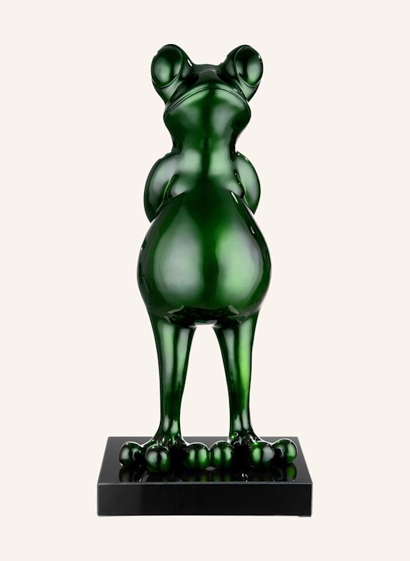 GILDE Skulptur FROG GRÜN