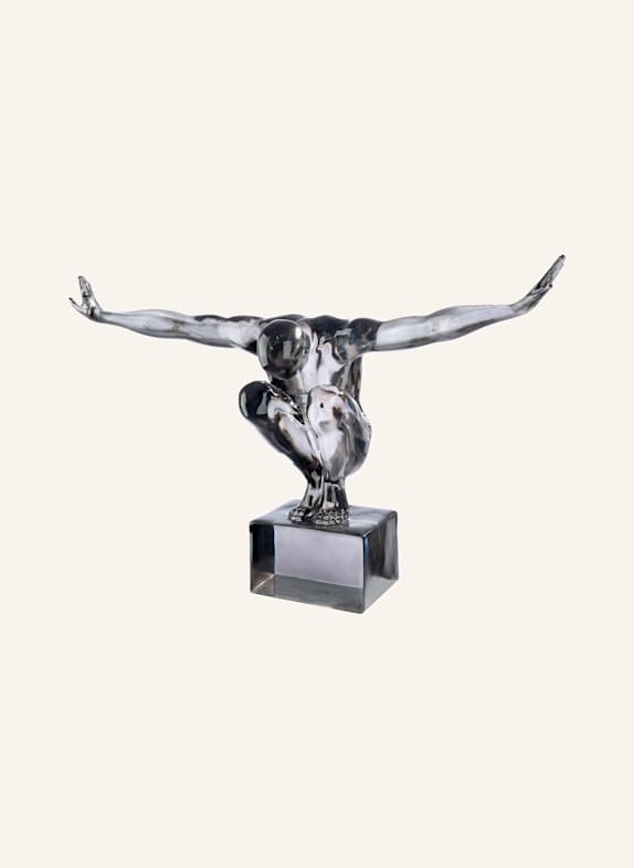 GILDE Skulptur CLIFFHANGER GRIS GRAU