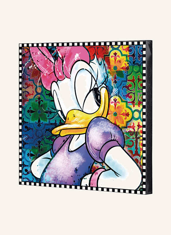 GILDE Wandbild DAISY DUCK WEISS