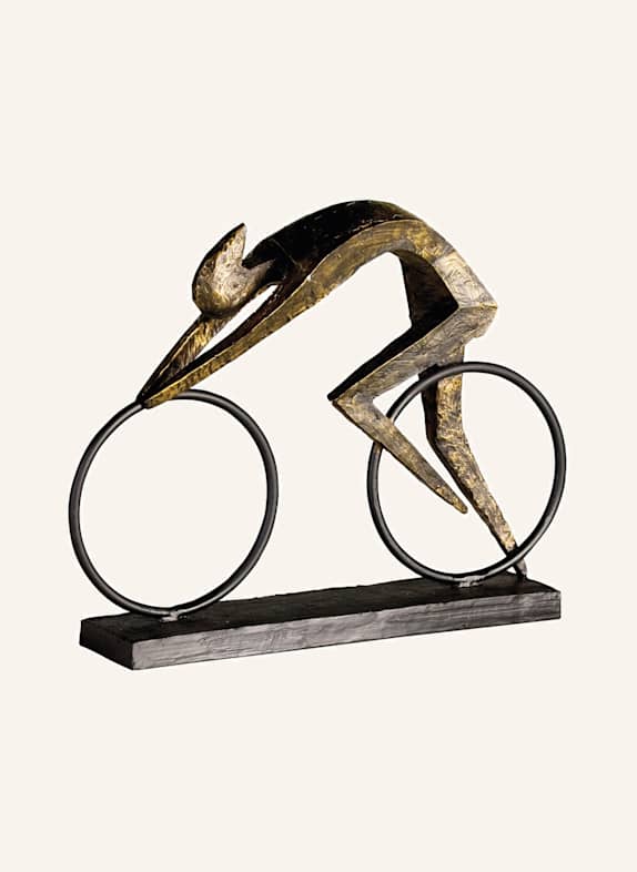GILDE Skulptur RACER BRAUN