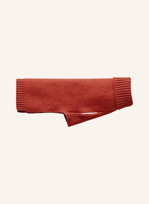 Pintu Hundepullover aus Cashmere ORANGE