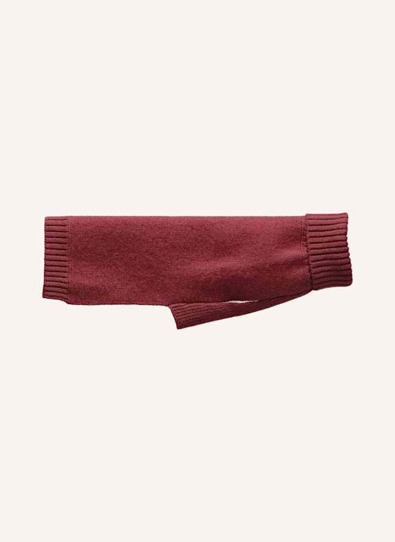 Pintu Hundepullover aus Cashmere ROT/ PINK