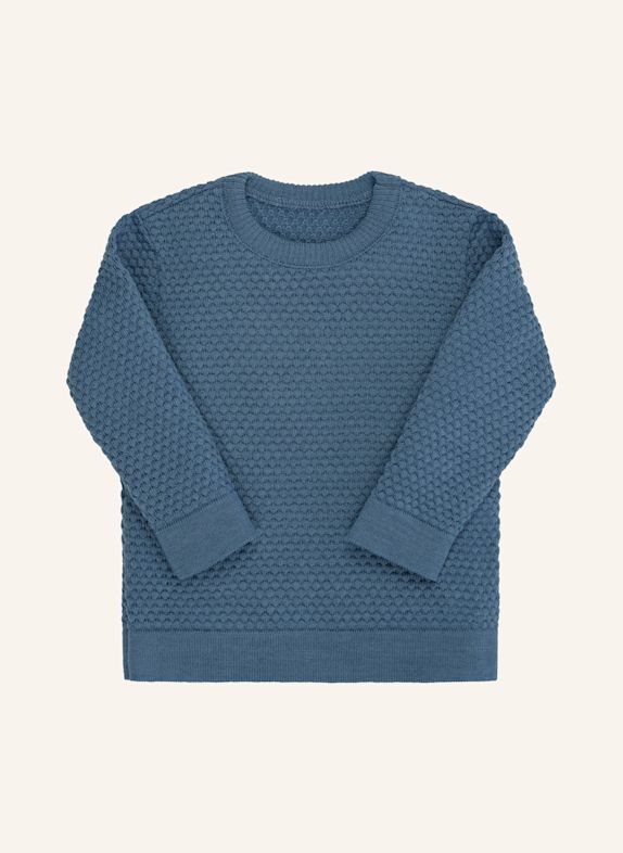 disana Strick-Pullover TAUPE / HELLBLAU / BLAU