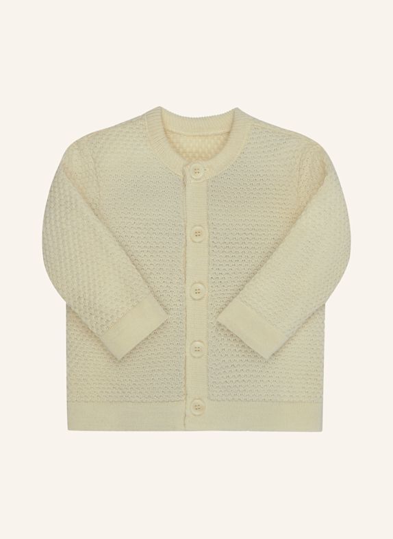 disana Strick-Jacke NUDE / WEISS