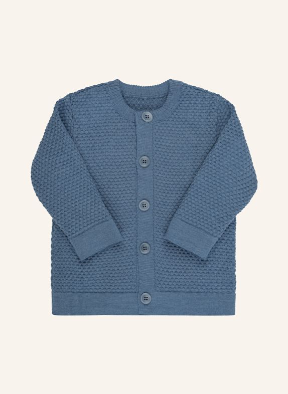 disana Strick-Jacke TAUPE / HELLBLAU / BLAU