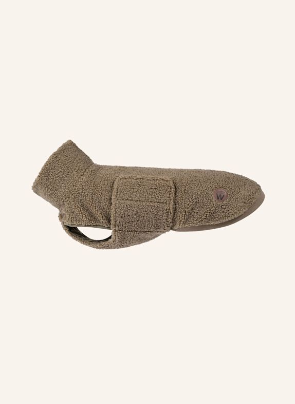 WOOFSTUFF Hundepullover DERBY PLUSH DACKEL TAUPE