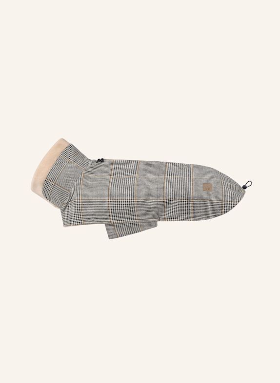 WOOFSTUFF Cloud7 Hundemantel BROOKLYN SHERLOCK BEIGE / SCHWARZ / BRAUN