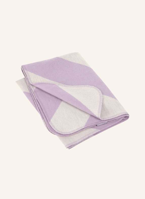 PALOPA Hundedecke IDA STREIFEN ROSA/ LILA