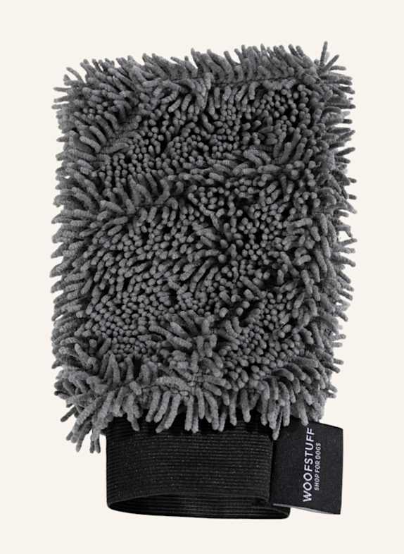 WOOFSTUFF Hunde-Trockenhandschuh QUICK DRY GRAU