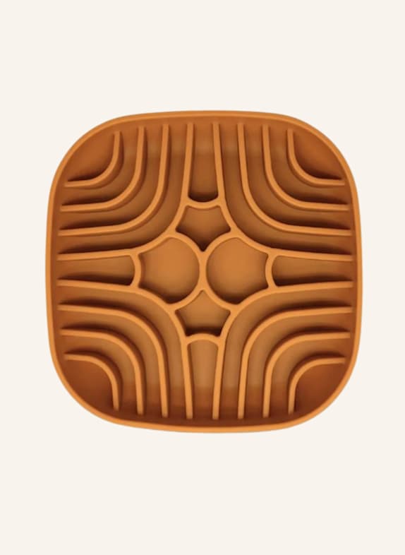 WOOFSTUFF Schleckmatte & Slow Feeder TASTY DUNKELORANGE
