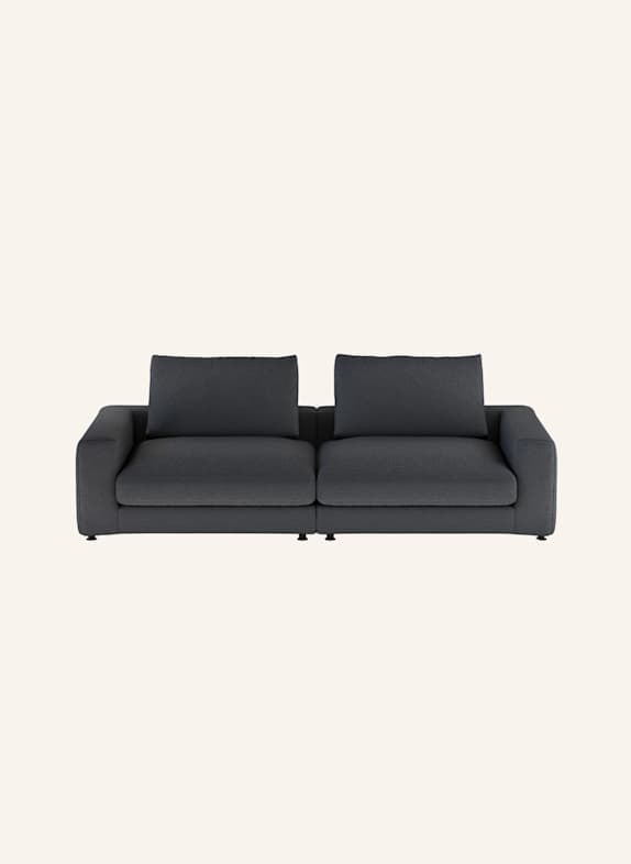 nydo 3-Sitzer Sofa MOSLER Flachgewebe DUNKELBLAU