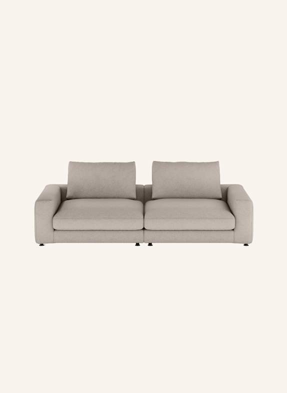 nydo 3-Sitzer Sofa MOSLER Flachgewebe TAUPE