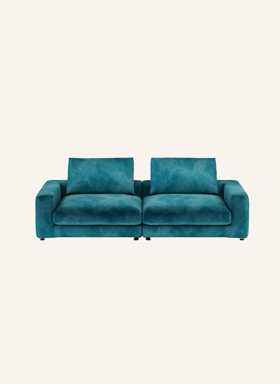 nydo 3-Sitzer Sofa MOSLER Velours TÜRKIS
