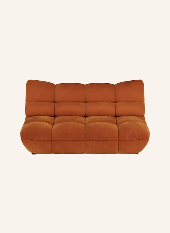 nydo 3-Sitzer Sofa POMODORO Velours ORANGE