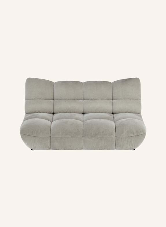 nydo 3-Sitzer Sofa POMODORO Velours HELLGRAU