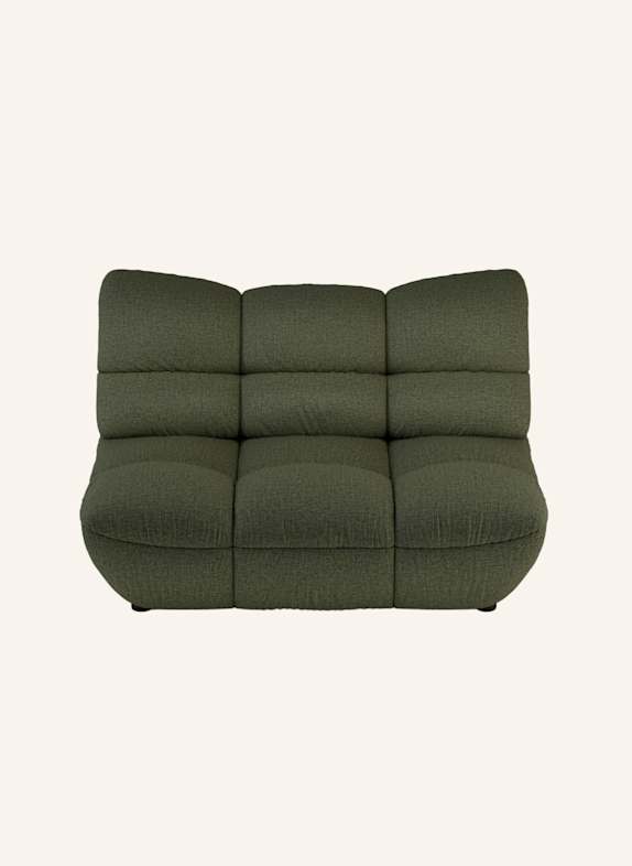 nydo 2-Sitzer Sofa POMODORO Flachgewebe DUNKELGRAU