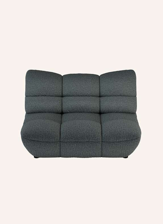 nydo 2-Sitzer Sofa POMODORO Flachgewebe DUNKELBLAU