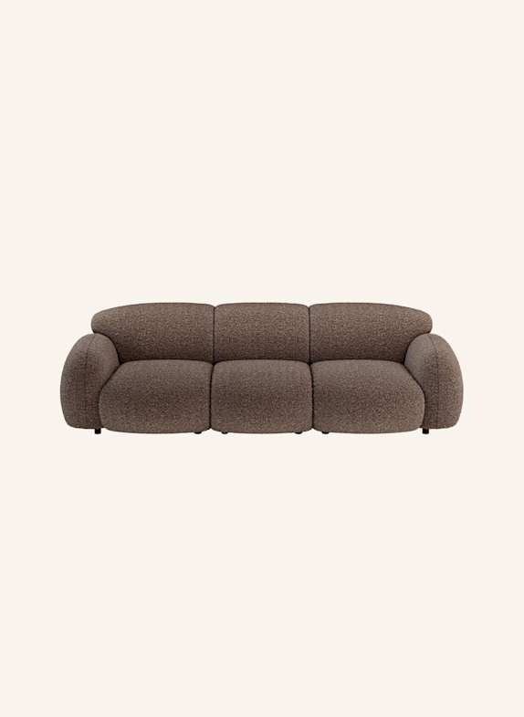 nydo 3-Sitzer Sofa MONDINO Boucle BRAUN