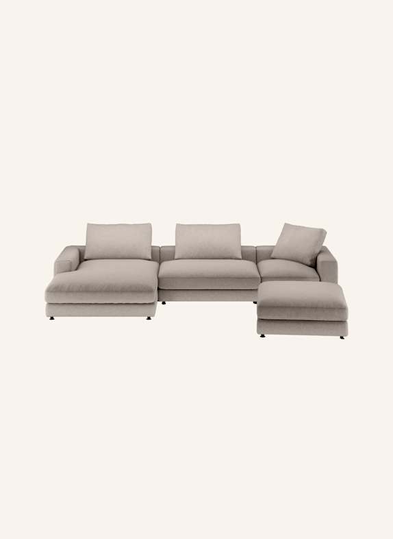 nydo Wohnlandschaft MOSLER, links, Flachgewebe TAUPE