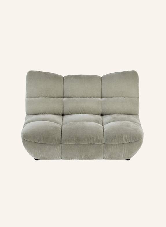 nydo 2-Sitzer Sofa POMODORO Velours HELLGRAU