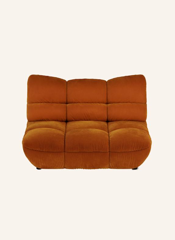 nydo 2-Sitzer Sofa POMODORO Velours ORANGE