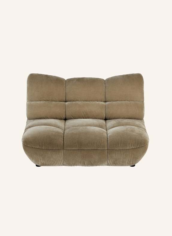 nydo 2-Sitzer Sofa POMODORO Velours TAUPE