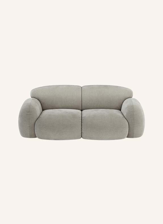 nydo 2-Sitzer Sofa MONDINO Velours HELLGRAU