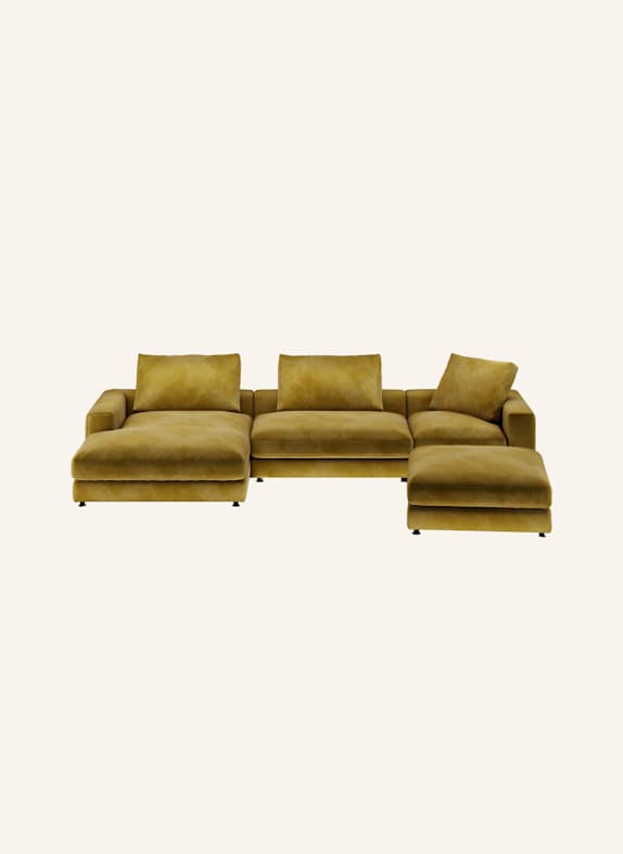 nydo Wohnlandschaft MOSLER, links, Velours OLIV