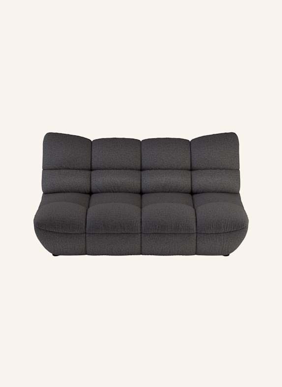 nydo 3-Sitzer Sofa POMODORO Flachgewebe DUNKELGRAU