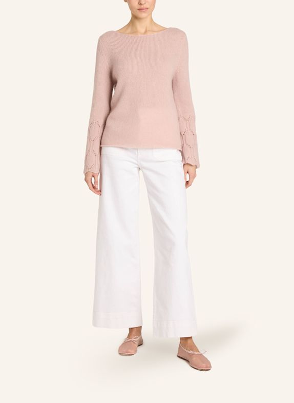 LU REN Pullover Aus Kaschmir Und Seide Yashi HELLROSA