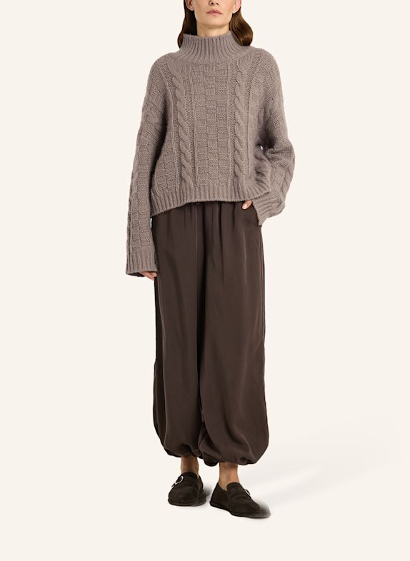 LU REN Pullover JADE aus Kaschmir und Seide BEIGE