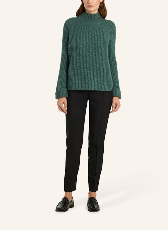 LU REN Pullover YUNA aus Kaschmir und Seide GRÜN