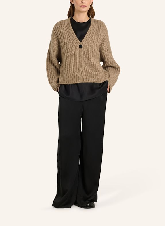 LU REN Cardigan GATHA Aus Kaschmir Und Seide CAMEL